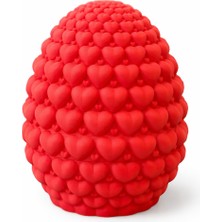 Yapı3D Kalpli Yumurta Tasarımlı Dekoratif Saklama Kutusu | Kapaklı 3D Baskı Mini Kutu | Hediye & Masaüstü Organizer