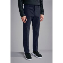Paul & Shark Erkek Dar Kalıp Pamuklu Esnek Chino Lacivert Pantolon 14314049-013