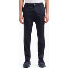 Armani Exchange Erkek Normal Bel Uzun Dar Paça Cep Detay Düz Model Lacivert Pantolon 8NZP20 ZN1RZ9-1583