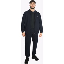 Paul & Shark Erkek Marka Logolu Fermuarlı Rahat Kesim Lacivert Spor Eşofman Takımı 14311500-013