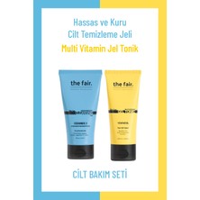 The Fair. Hassas ve Kuru Cilt Temizleme Jeli 150 ml ve Besleyici Multi Vitamin Jel Tonik 100 ml
