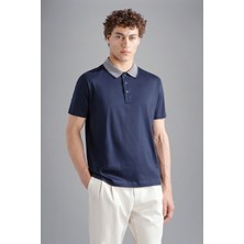Paul & Shark Erkek Marka Logolu Polo Yakalı Organik Pamuklu Lacivert Polo Yaka T-Shirt 14311728-050