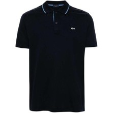 Paul & Shark Erkek Pamuklu Polo Yaka Kısa Kollu Günlük Kullanım Lacivert Polo Yaka T-Shirt 14311716-050