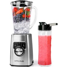 Allians Yüksek Performanslı 1,8l Cam Blender, Çok Programlı Smoothie Mikseri