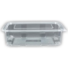 Teknotrust 1500 cc Kapaklı Plastik Sızdırmaz Kap, 10'lu Paket