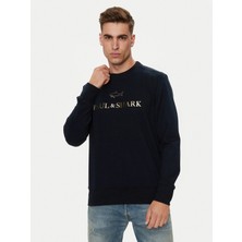 Paul & Shark Erkek Pamuklu Uzun Kol Dokuma Günlük Kullanım Lacivert Sweatshirt 14311815-50E