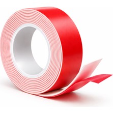 Badem10 (1 Adet) Çift Taraflı Iz Bırakmayan Beyaz Köpük Bant Çivi Gerektirmeyen Güçlü Yapıştırıcı Bant