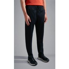 Paul & Shark Erkek Slim Fit Ip Bağlamalı Lastikli Dar Paça Günlük Siyah Pantolon 14311878A-011
