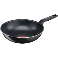 PremiumPort 28 cm Titanyum 2x Xl Force Wok Difüzyon Tabanlı Siyah Tava