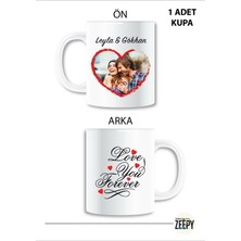 Zeepy Dizayn Sevililer Gününe Özel Kupa