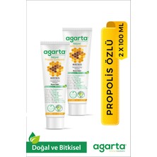 Agarta Doğal 2 Adet Florürsüz Propolis Diş Macunu 100 X 2