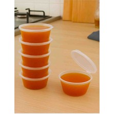 PremiumPort 50 Adet Mini Saklama Kabı, 120 Ml, Buzluk ve Mutfak Için Çok Amaçlı