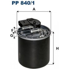 Filtron Mllzngzr Yakit Filtresi Mercedes-Benz Mercedes-Benz Sprinter Ii (906), V Ii (447), Viano (639), Vito Ii (639), Vito Iii (447)