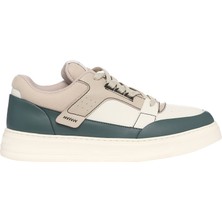 Emporio Armani Erkek Düz Taban Kırmızı Işaret ve Kalp Desenli Çok Renkli Sneaker X4X688 XR333-U568