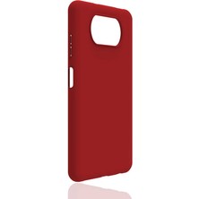 Xiaomi Poco X3 Kılıf Sbt Biye Silikon-Kırmızı