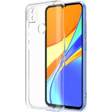 Xiaomi Redmi 9c Kılıf Sbt Kamera Korumalı Süper Silikon Kapak-Renksiz