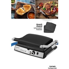 Allians Yüksek Güçlü Siyah Paslanmaz Çelik Tost ve Izgara Makinesi