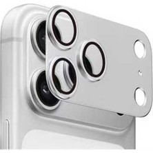 iPhone 17 Pro Zore Cl-20 Kamera Lens Koruyucu - Gümüş