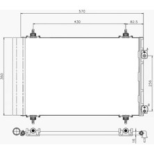 Oris Mllzngzr Klima Kondenseri P307 1.4-1.4 16V 1.6 16V 00 P308 1.4 16V 07 Partner Tepee 1.6 Hdi 568 361X12