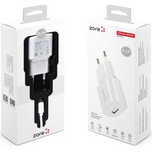 ​zore Metro Serisi ZR-TC01 Micro 2 In 1 Şarj Seti - Beyaz