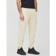 EA7 Erkek Normal Bel Lastikli Paça Cep Detay Bej Spor Eşofman Altı 7M000144 AF13538-U1079