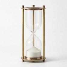 River World 18 cm x  7 cm Kum Saati Cam Dekoratif