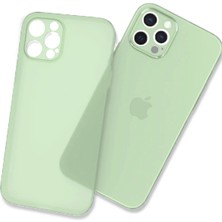 iPhone 12 Pro Kılıf ​​sbt Tiny Kapak-Açık Yeşil