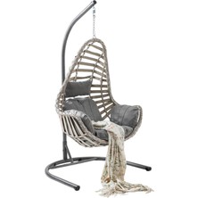 Capri Swing Milas Tekli Rattan Bahçe Salıncağı | Balkon Salıncağı
