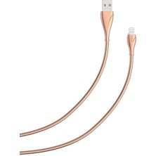 Rose Gold LS28 Lightning USB Kablo