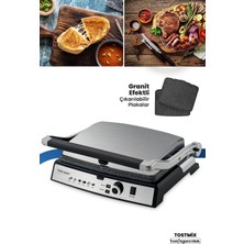 Allians Paslanmaz Çelik Tost ve Izgara Makinesi, 2000W, Granit Plakalar