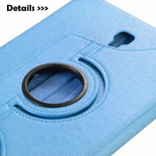 Galaxy Tab S4 T830  Uyumlu Sbt Dönebilen Standlı Kılıf-Mavi Açık