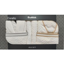 Özdilek Corallo Beyaz-Krem Aile Seti