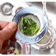 PremiumPort Paslanmaz Çelik Lavabo Süzgeci 7,5 Cm, Dayanıklı ve Kolay Temizlenebilir