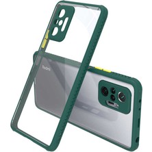 Xiaomi Redmi Note 10 Pro Kılıf ​​sbt Kaff Kapak-Koyu Yeşil