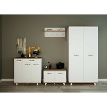 Aeka Ae-3041 Eras Lüx Vestiyer Askılık Ayakkabılık Portmanto Takımı 180x230