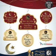 Ramazan Spiral Tavan Süsü 6 Lı