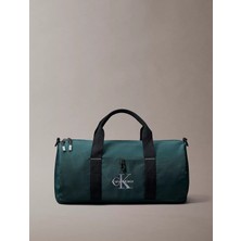 Calvin Klein Erkek Çıkarılabilir Uzun Askılı Fermuarlı Ck Logolu Yeşil Omuz Çantası LV04D3115G-60S