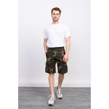 Megalomans 2348 Koyu Yeşil Kargo Şort