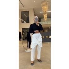 By Özlem Yazan Aller Detaylı Dokuma Kumaş Kadın Pantolon