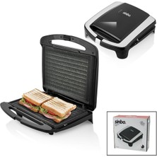 Allians Elektrikli Tost Makinesi 2 Dilim Granit Yüzey, Kilitli Kapak, 750W