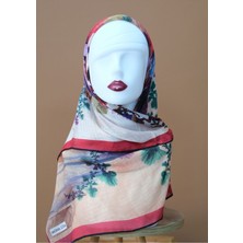 Sinem Monalisa El Dikişli Bambu Eşarp Siyah