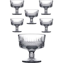 PremiumPort 6'lı Magnolia Dondurmalık ve Sunum Kasesi, Ayaklı, Çok Amaçlı, Şık Tasarım