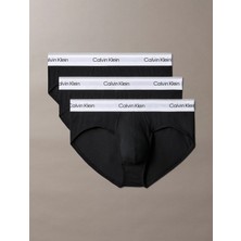Calvin Klein Erkek Beli Lastikli Marka Logolu Slip Siyah Boxer 000NB3962A-UB1