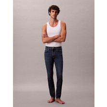 Calvin Klein Erkek Normal Bel Slim Fit Dar Paça Lacivert Pantolon LV04RB720G-PTR
