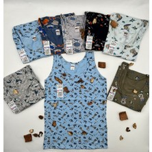 Kota 1014 Desenli Erkek Çocuk Atleti