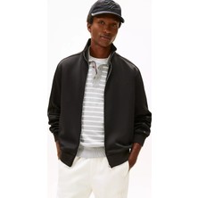 Tommy Hilfiger Erkek Regular Fit Dik Yaka Pamuklu Uzun Kollu Siyah Ceket MW0MW41447-BDS