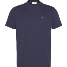 Calvin Klein Erkek Kısa Kol Bisiklet Yaka Pamuklu Düz Model Mor T-Shirt LV04RD254G-WFW