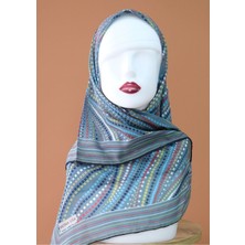 Sinem Monalisa El Dikişli Soft Pamuk Eşarp Yeşil