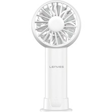 Lenyes LHF15 3 Kademeli Portatif Mini Soğutucu El Fanı Beyaz
