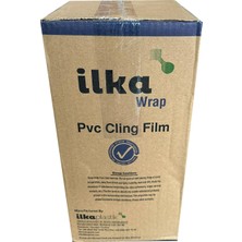 İlka Ilka Şeffaf Mutfak Rulo Streç Film Folyo - 30 Cm. x 1000 Metre - Gıdaya Uygun - 1 Paket